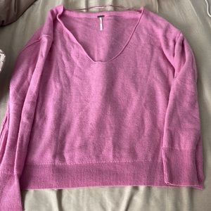 Slouchy cashmere free people sweater